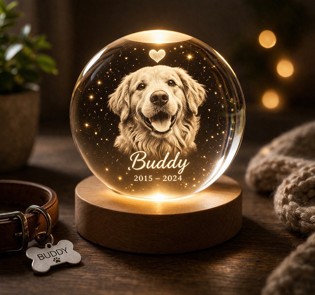 3D Crystal Photo Engraving – Personalized Keepsake Gift