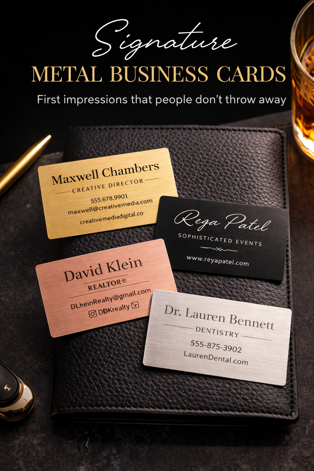 Elite Metal Business Cards