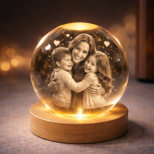 3D Crystal Photo Engraving – Personalized Keepsake Gift