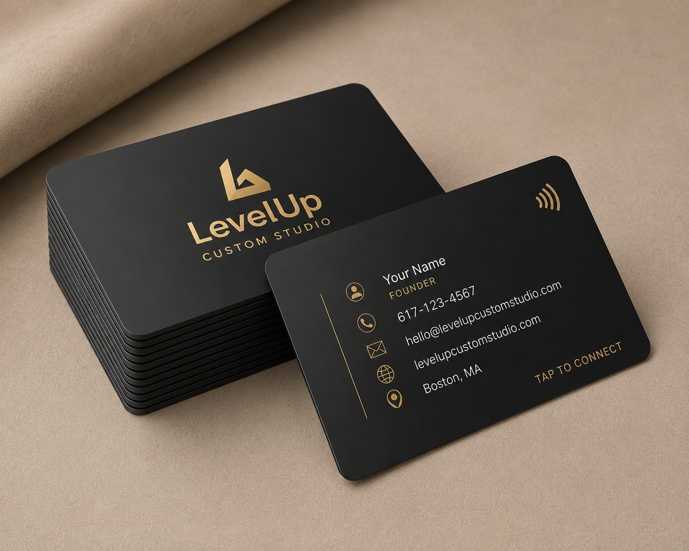 LevelUp NFC Color Printed Tap Card